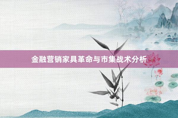 金融营销家具革命与市集战术分析